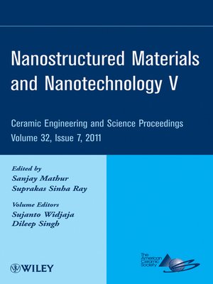 cover image of Nanostructured Materials and Nanotechnology V